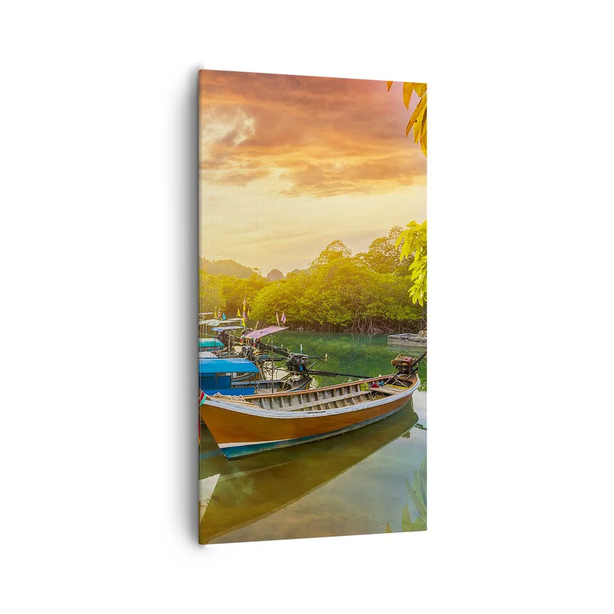 Quadro em tela - Antes de um dia agitado - 65x120 cm