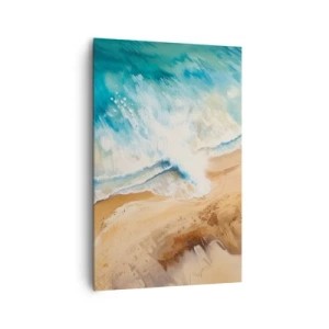 Quadro em tela - A onda que retorna - 80x120 cm