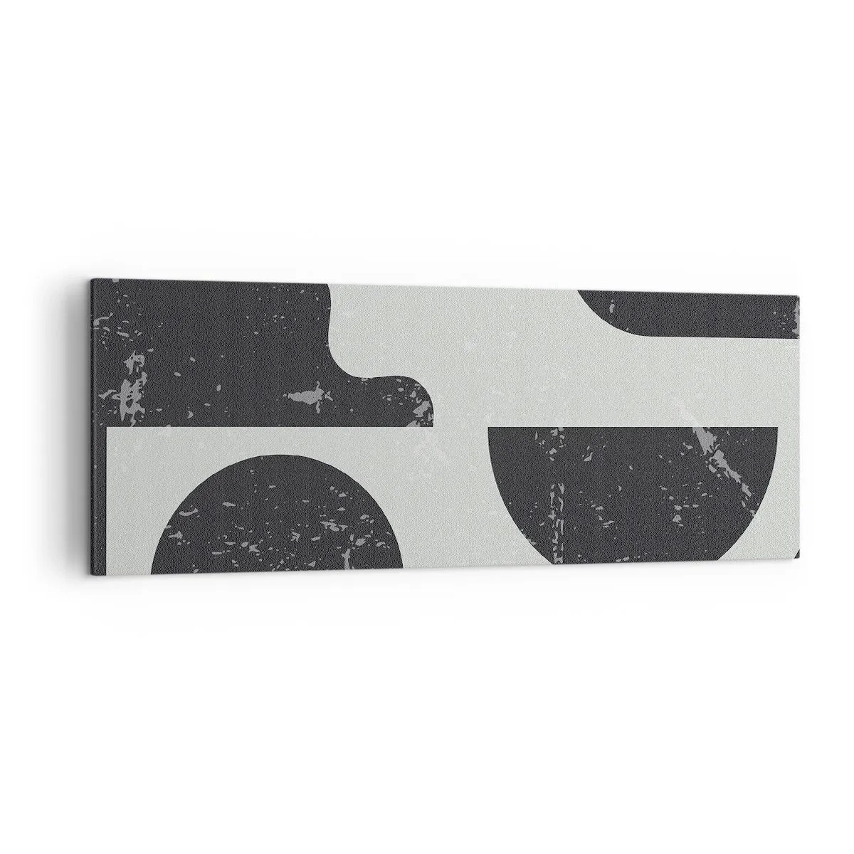 Quadro em tela - Composição acima e abaixo - 140x50 cm