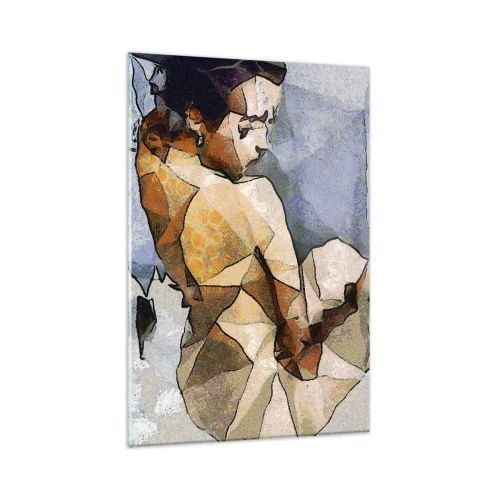 Quadro em vidro - No espírito do cubismo - 80x120 cm