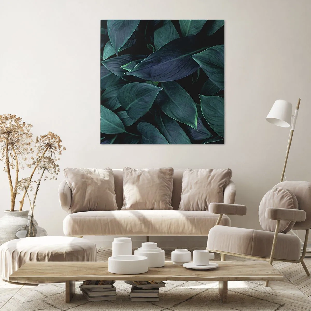 Quadro em tela - Verde em si - 30x30 cm