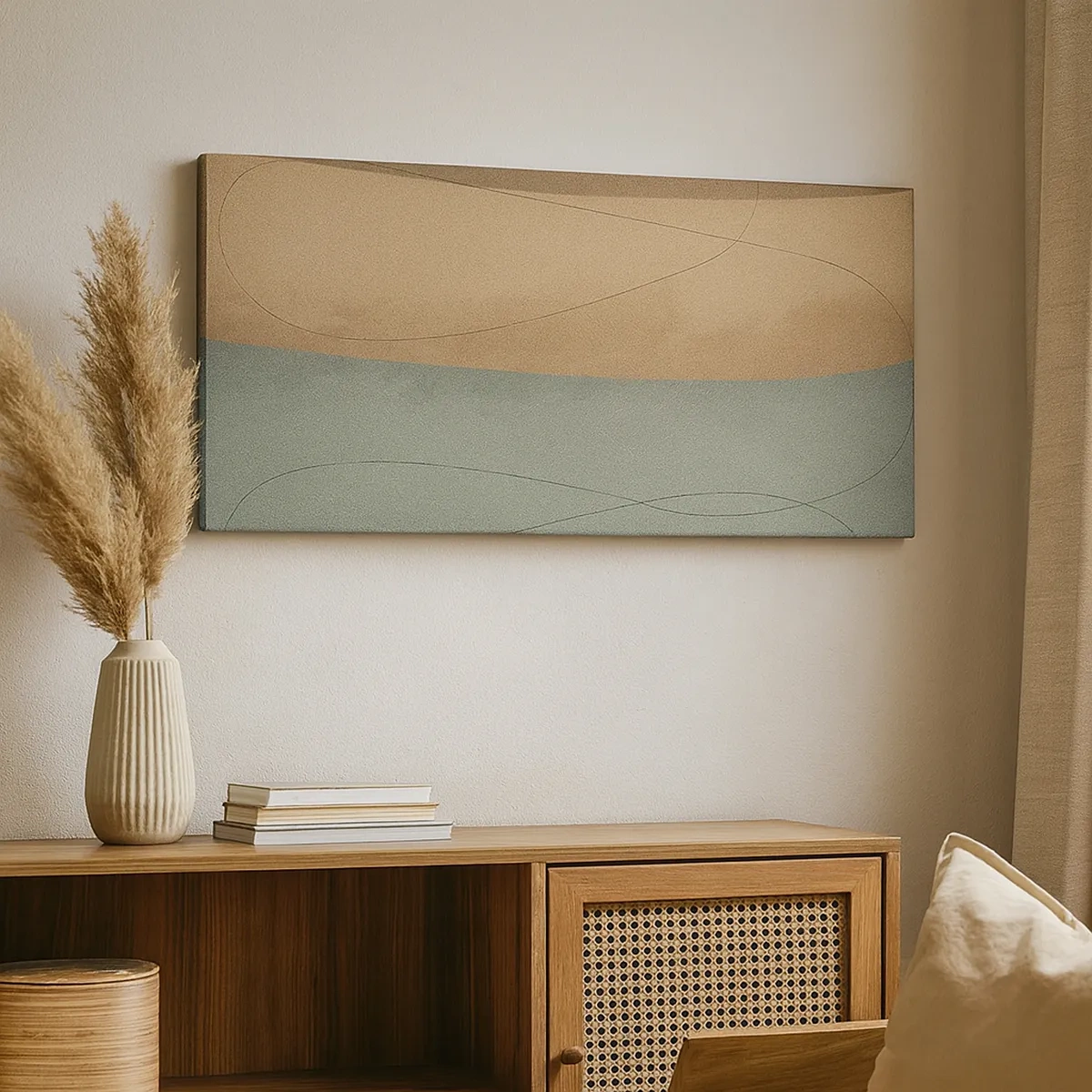 Quadro em tela - Composição horizontal - 30x30 cm