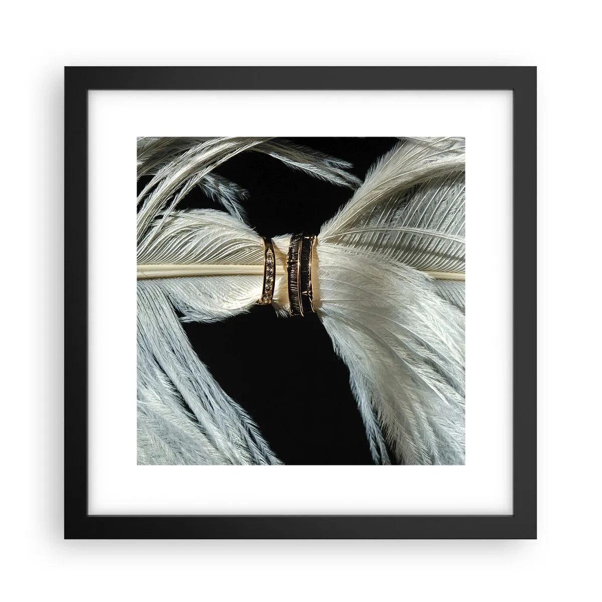 Pôster com moldura preta - ...todos os dias da nossa vida... - 30x30 cm