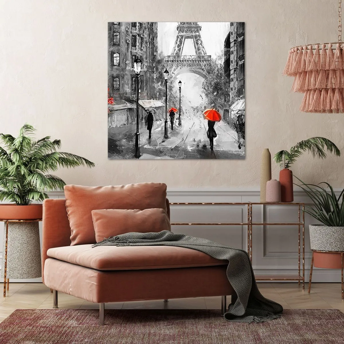 Quadro em tela - Todos os caminhos levam a ela - 40x40 cm