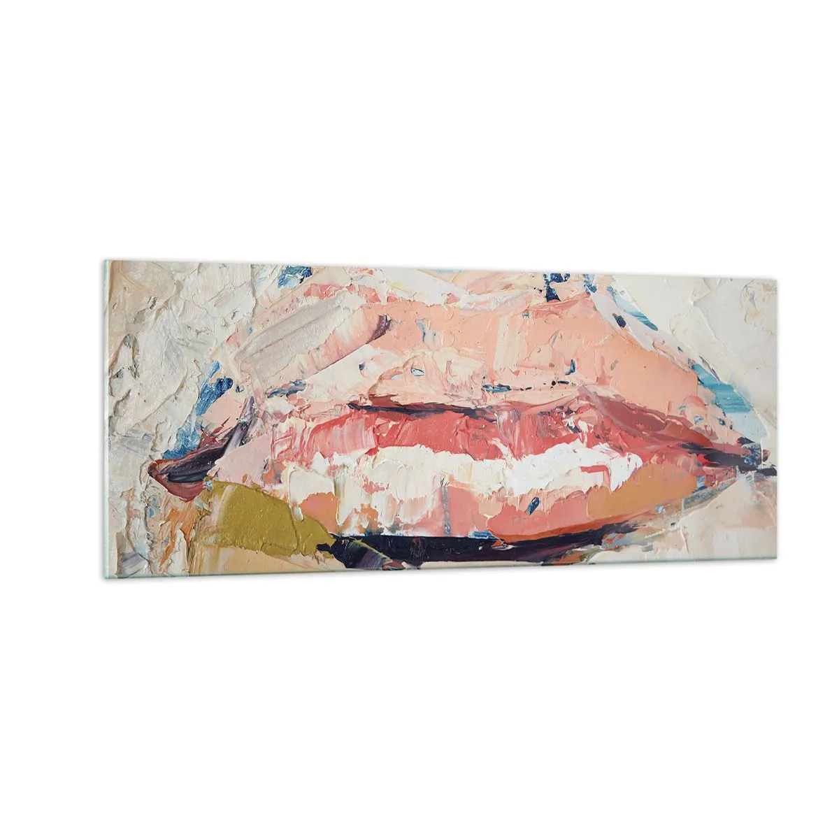 Quadro em vidro - Desperta os sentidos - 100x40 cm