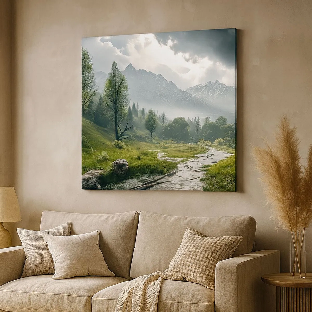 Quadro em tela - Ida e volta - 30x30 cm