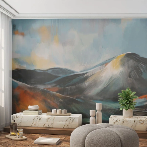 Papel de Parede Standard Eco - Cru e lindo - Pedaço, Montanhas, Paisagem - 400x280 cm
