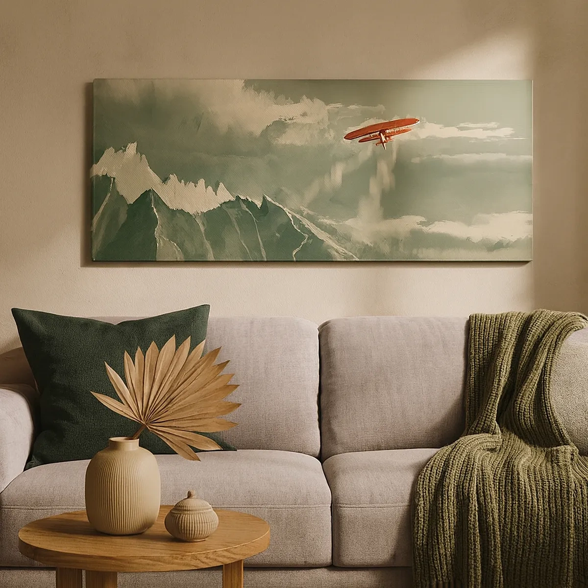 Quadro em tela - O pioneiro destemido - 30x30 cm