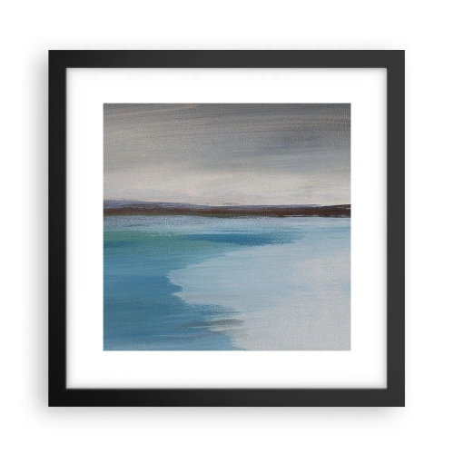Pôster com moldura preta - Paisagem horizontal - 30x30 cm