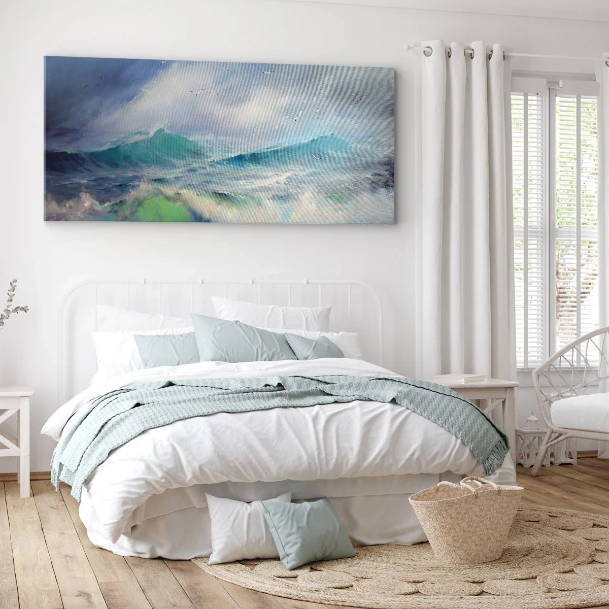 Quadro em tela - O vento uivava triunfalmente… - 120x50 cm