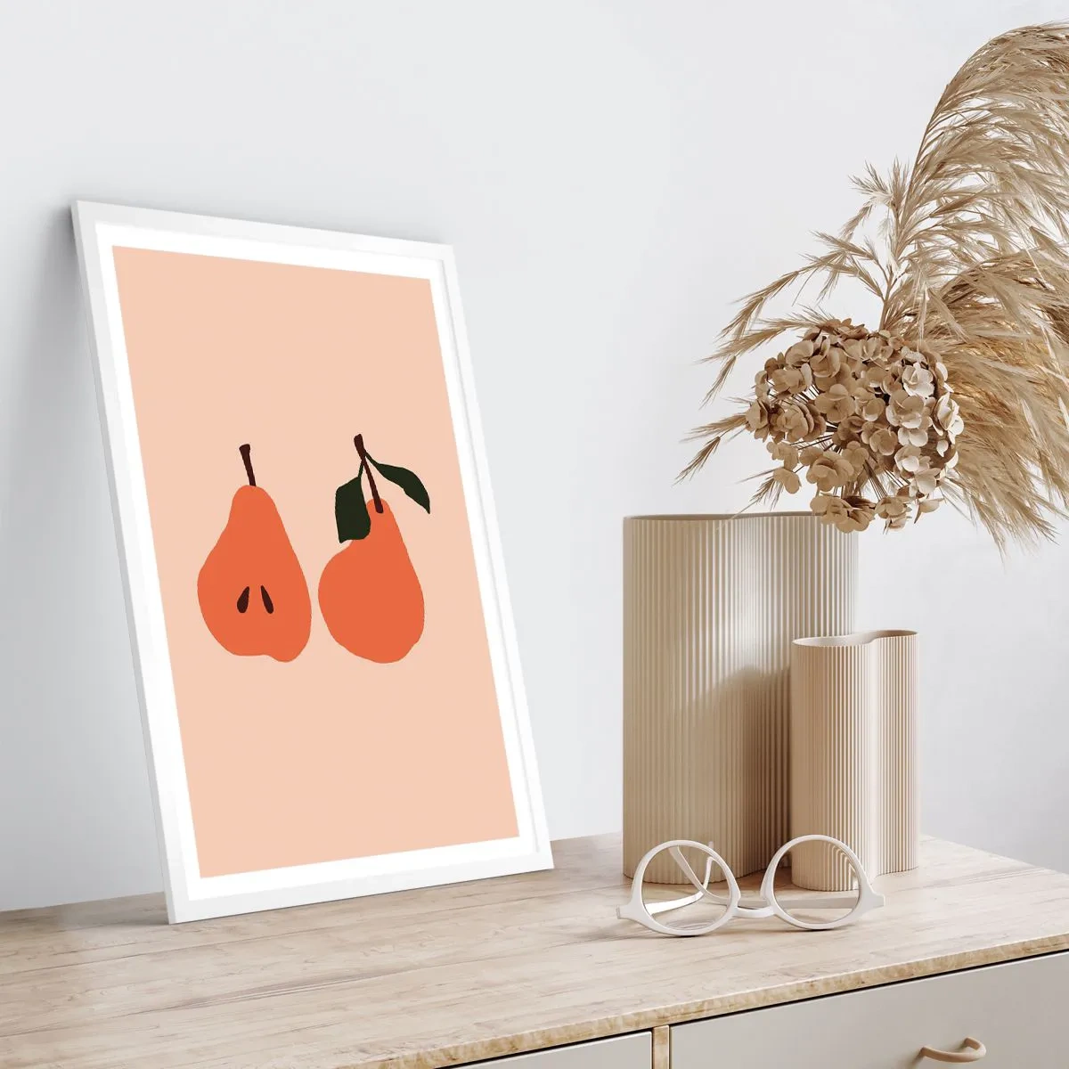 Pôster em moldura branca - A própria doçura - 30x40 cm