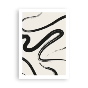 Pôster - Capricho preto e branco - 50x70 cm