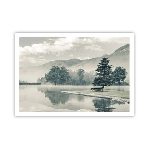 Pôster - O lago ainda está a dormir - 100x70 cm