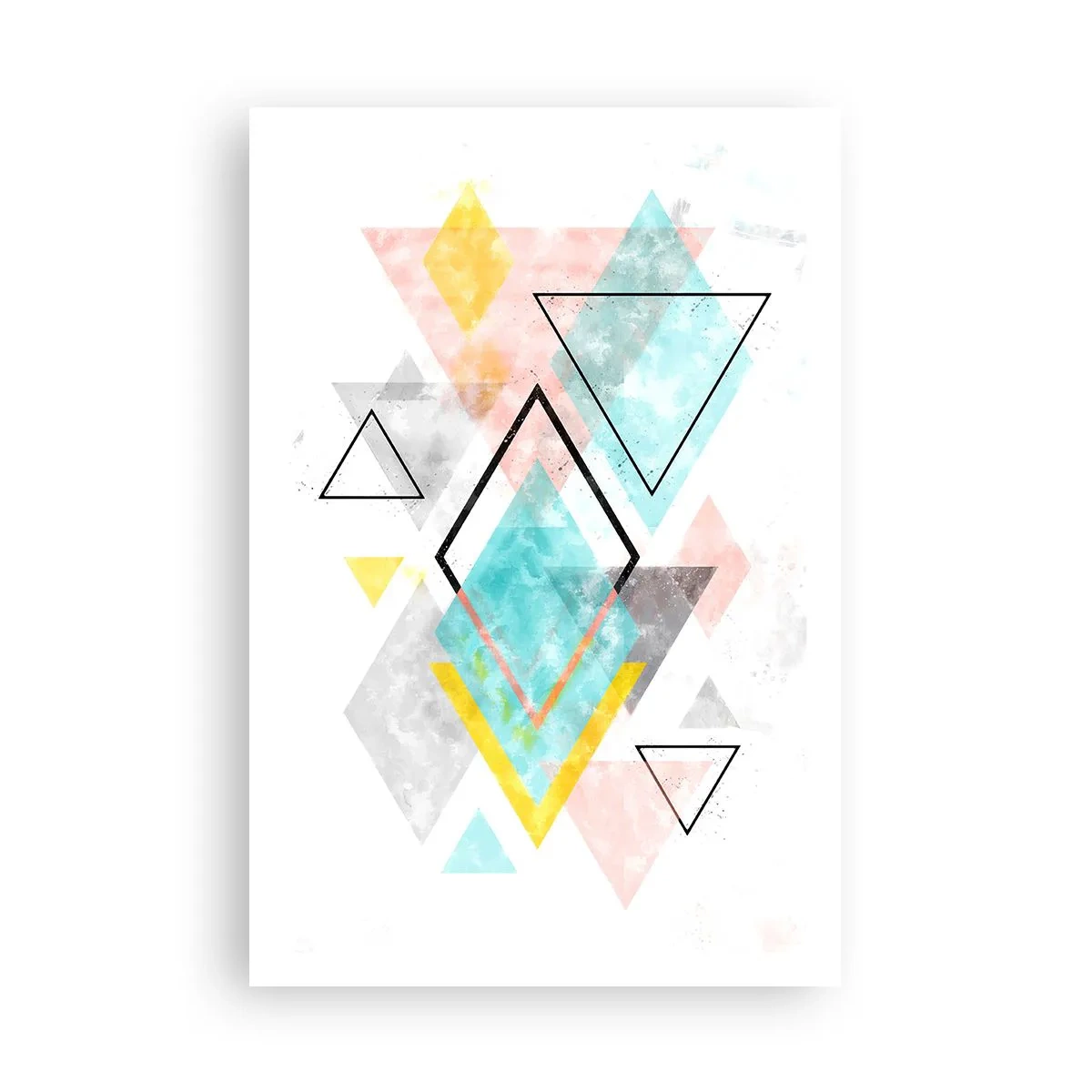 Pôster - Jogo geométrico - 61x91 cm