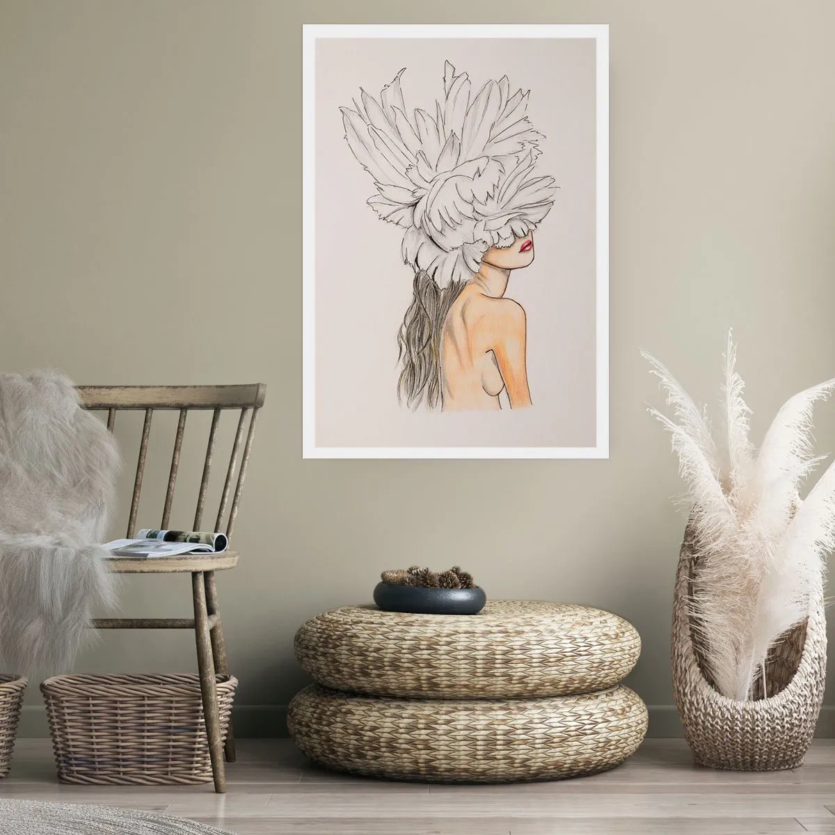 Pôster - Beleza coroada - 50x70 cm
