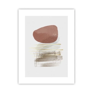 Pôster - Colunata abstrata - 30x40 cm