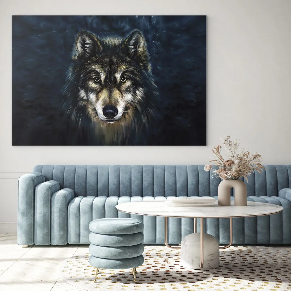 Quadro em vidro - Alfa? E ómega - 100x70 cm