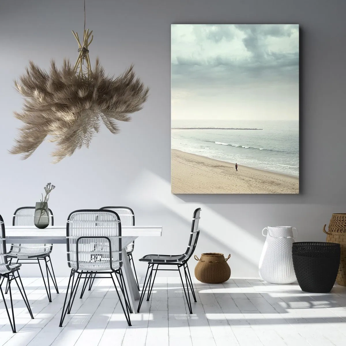 Quadro em tela - Em busca da paz - 50x70 cm