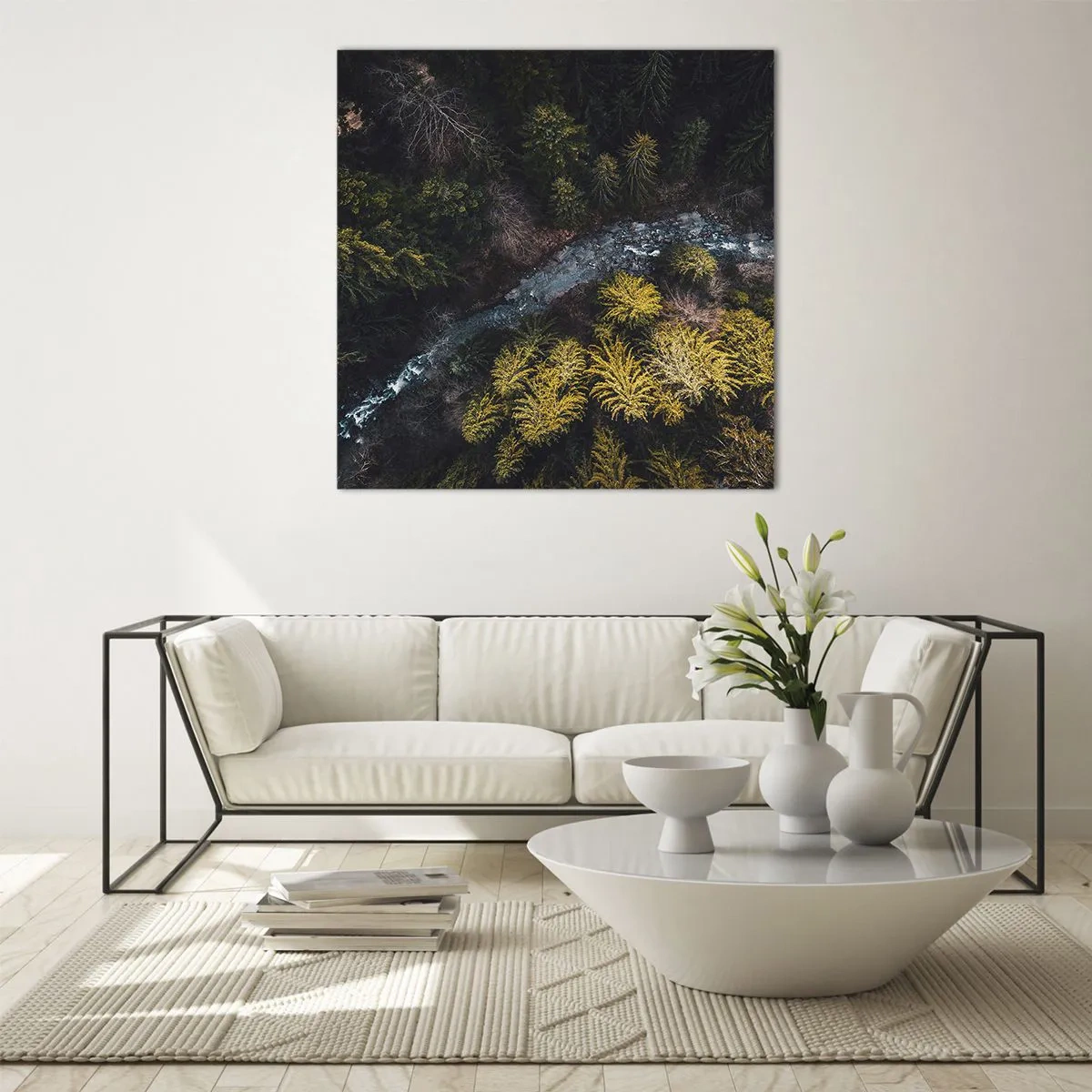 Quadro em vidro - Rápido e cada vez mais rápido - 70x70 cm