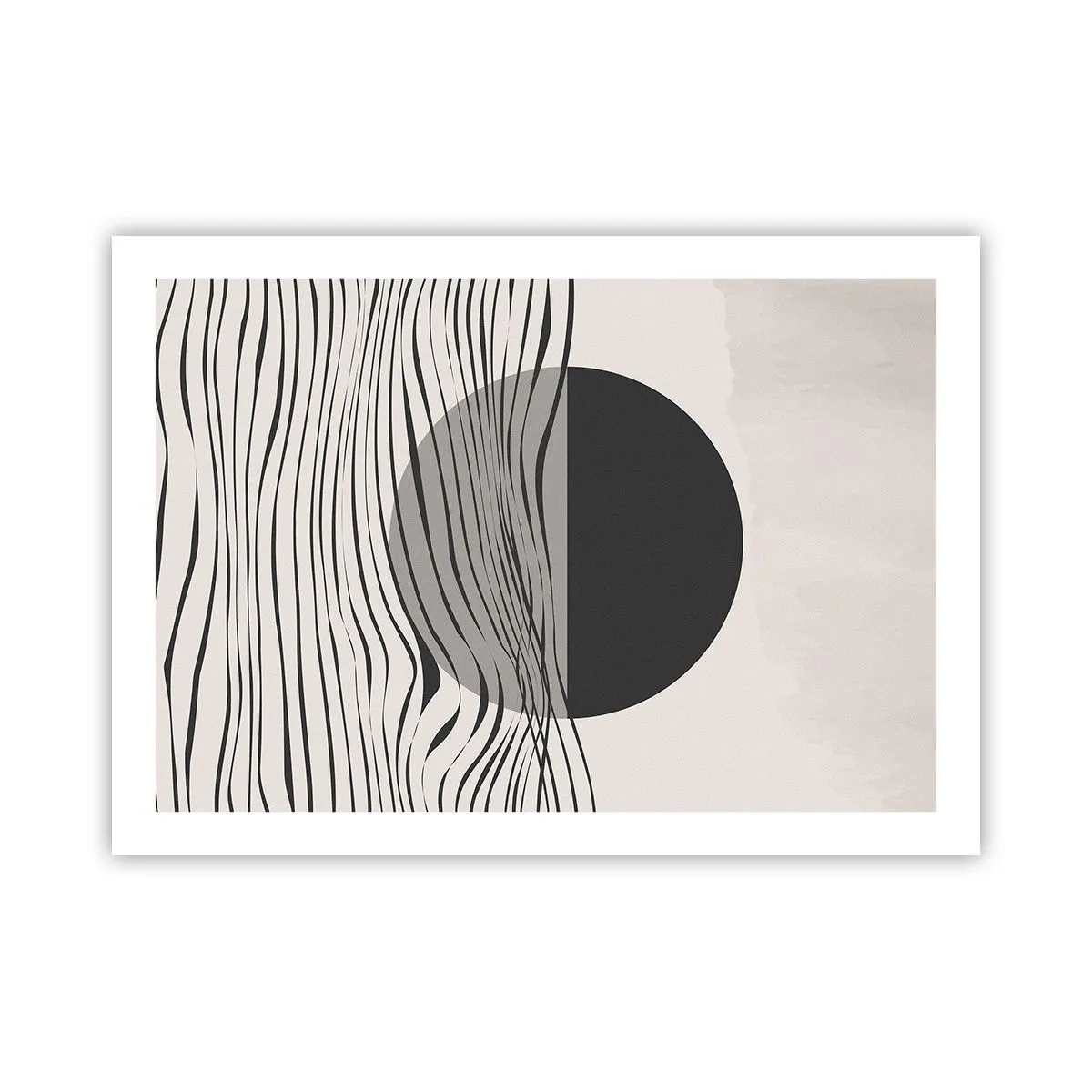 Pôster - Composição da metade - 70x50 cm