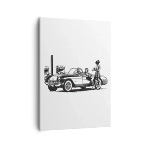 Quadro em tela - 60º - América Despreocupada - 50x70 cm