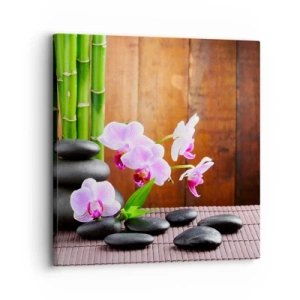 Quadro em tela - Experimente os prazeres do Oriente - 30x30 cm