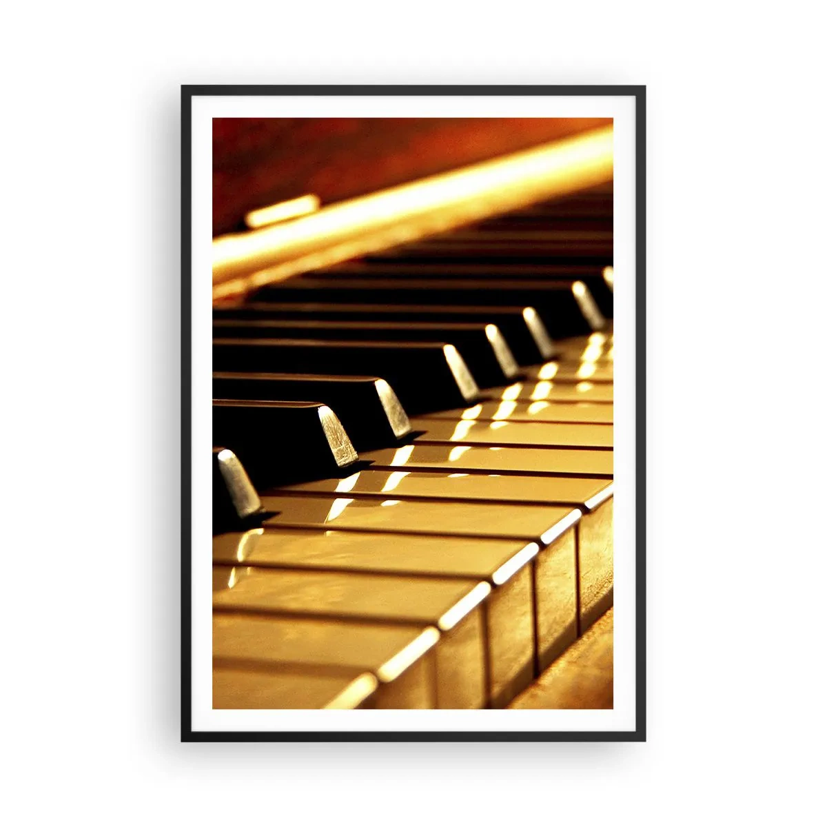 Pôster com moldura preta - Infinitas possibilidades  - 70x100 cm