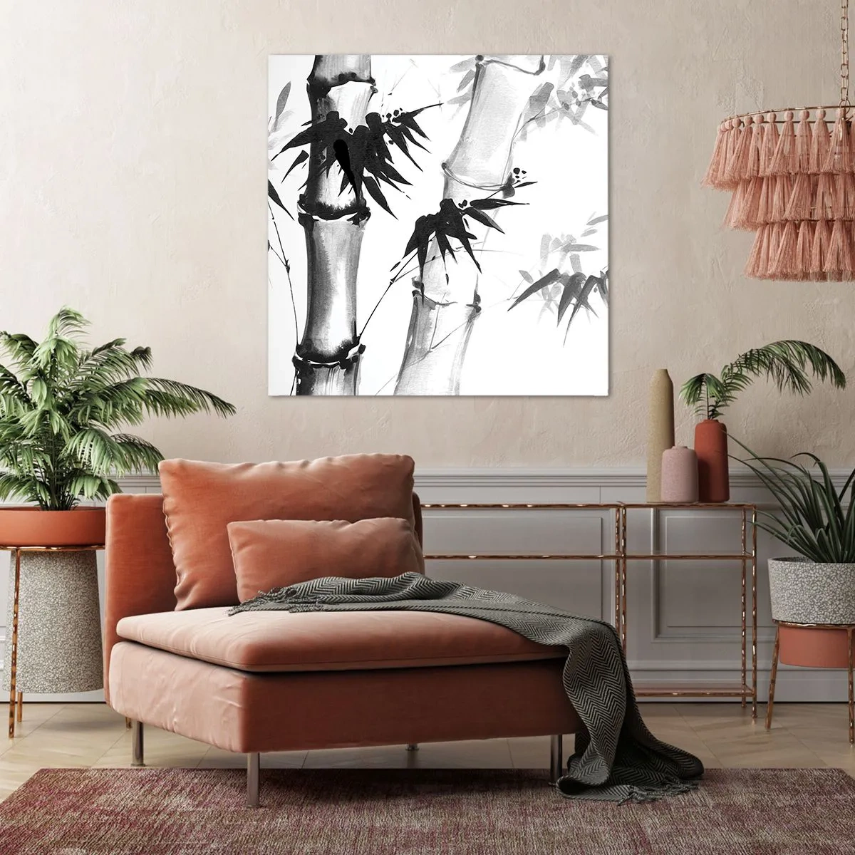 Quadro em tela - Foco no Oriente - 40x40 cm