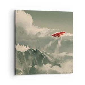 Quadro em tela - O pioneiro destemido - 70x70 cm