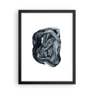 Pôster com moldura preta - Não é assim tão simples - 30x40 cm