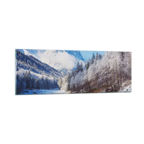 Quadro em vidro - Guarda de neve - 90x30 cm