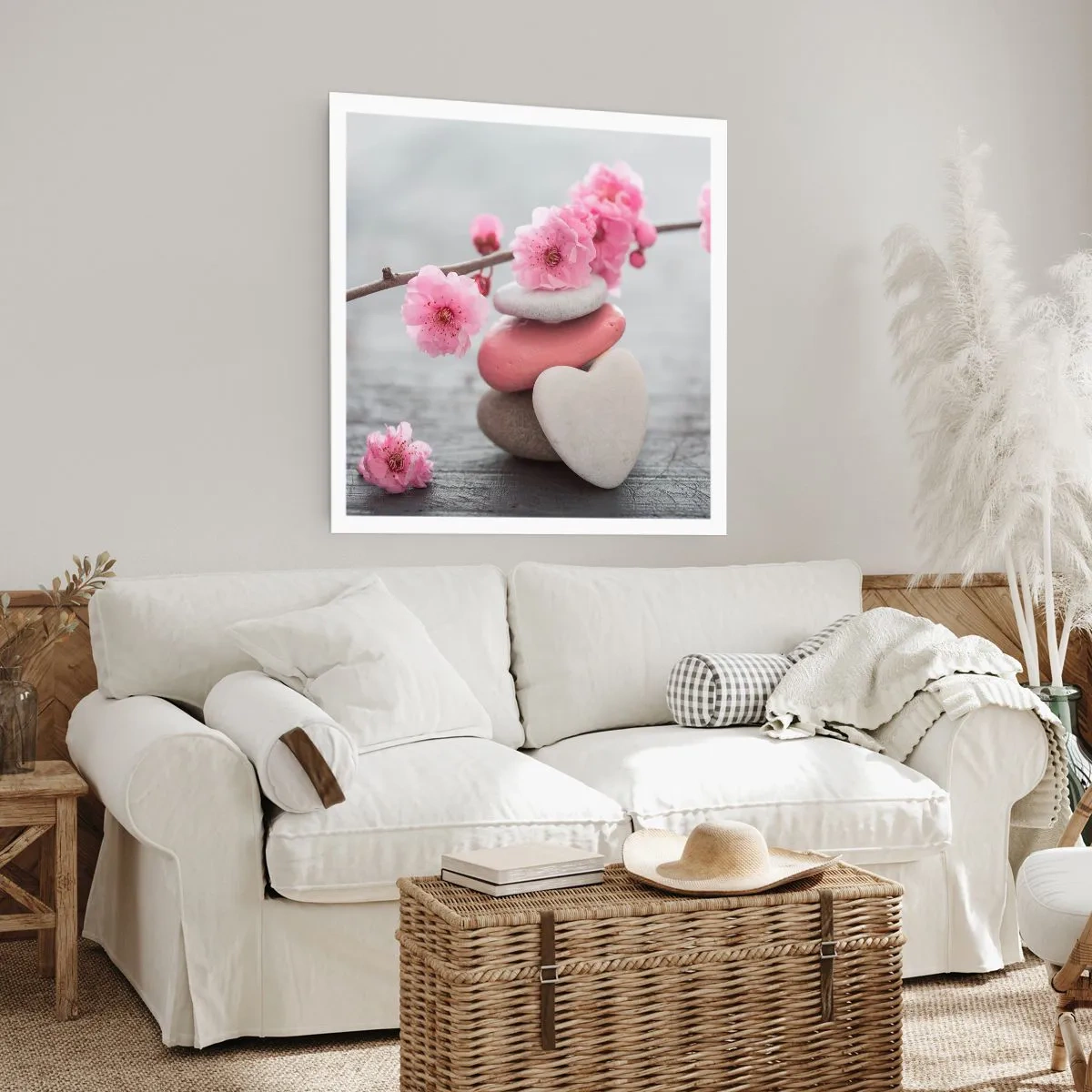 Pôster - Flor de cerejeira - 40x40 cm