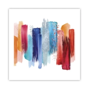 Pôster - Para cima e para baixo  - 50x50 cm