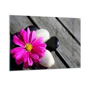 Quadro em vidro - Descanso no cais - 120x80 cm