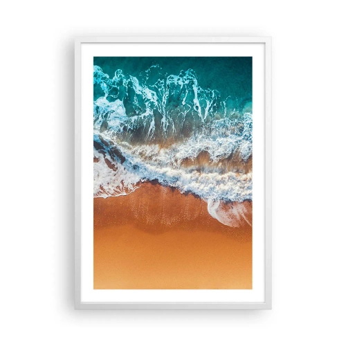 Pôster em moldura branca - Sempre em par - 50x70 cm