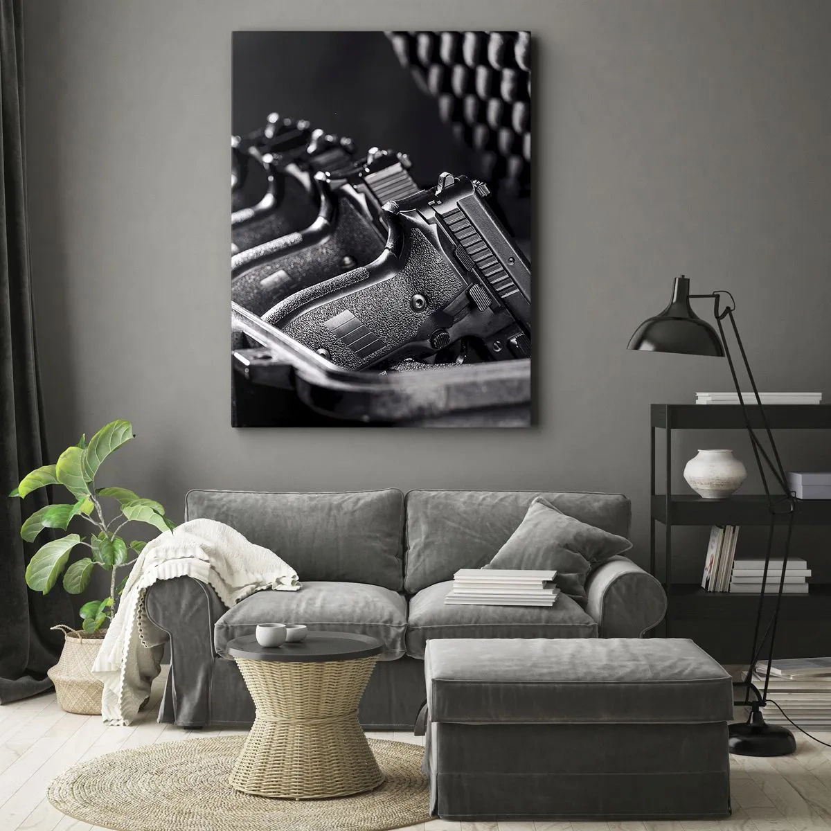 Quadro em tela - Desporto masculino - 50x70 cm
