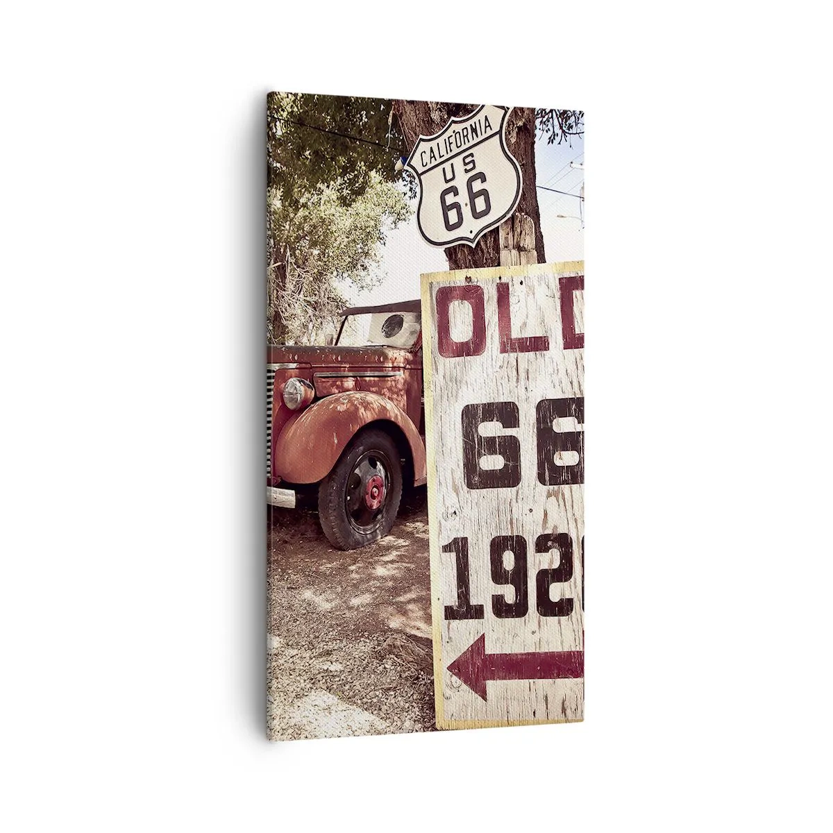 Quadro em tela - A lenda de uma província americana - 55x100 cm