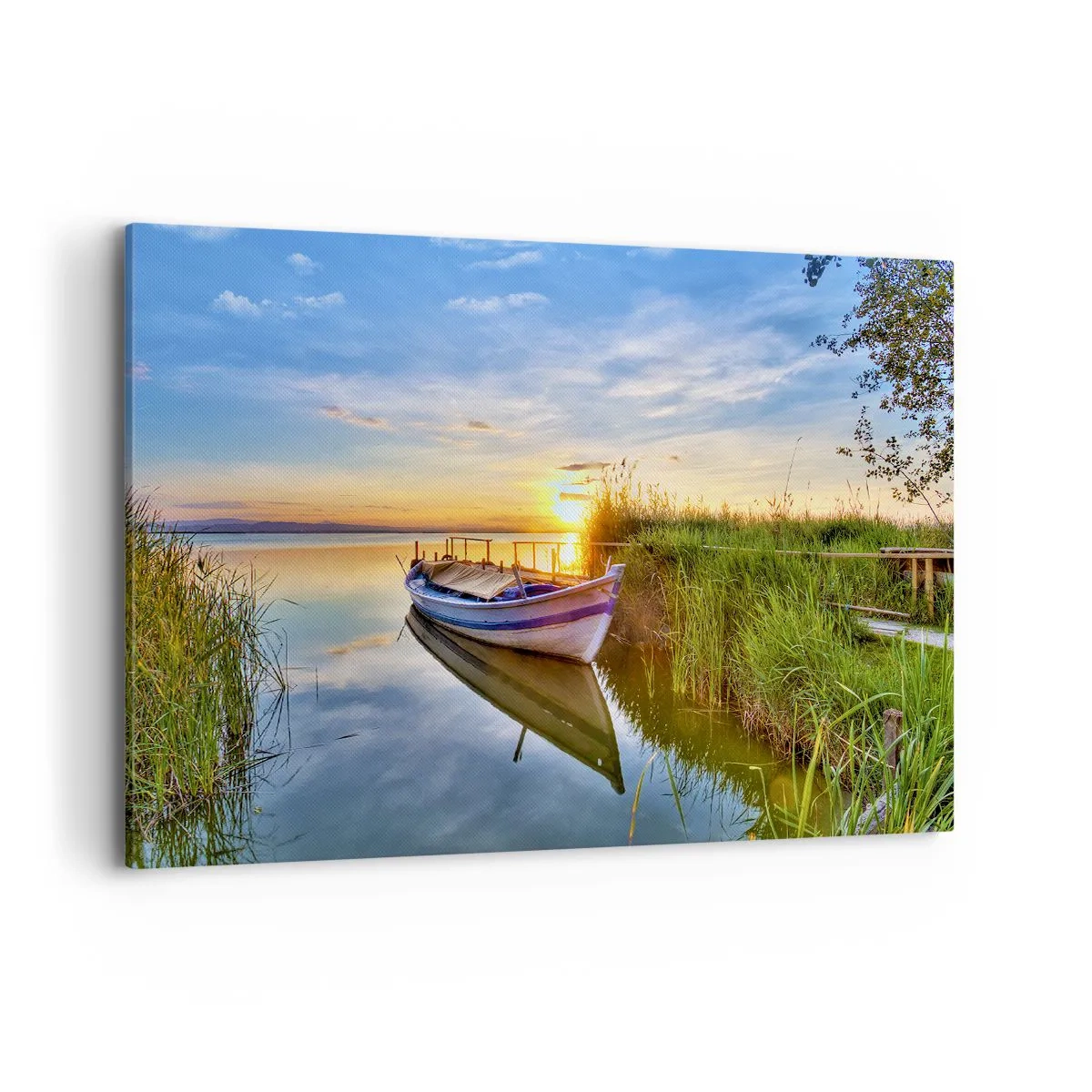 Quadro em tela - Enseada de sonhos realizados - 120x80 cm