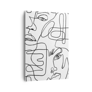 Quadro em tela - Em emoções emaranhadas - 70x100 cm