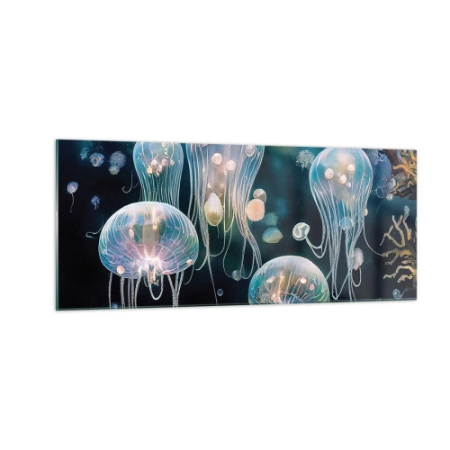 Quadro em vidro - Bola Subaquática - 100x40 cm