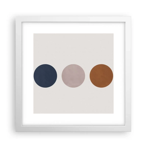 Pôster em moldura branca - Um símbolo de excelência - 30x30 cm