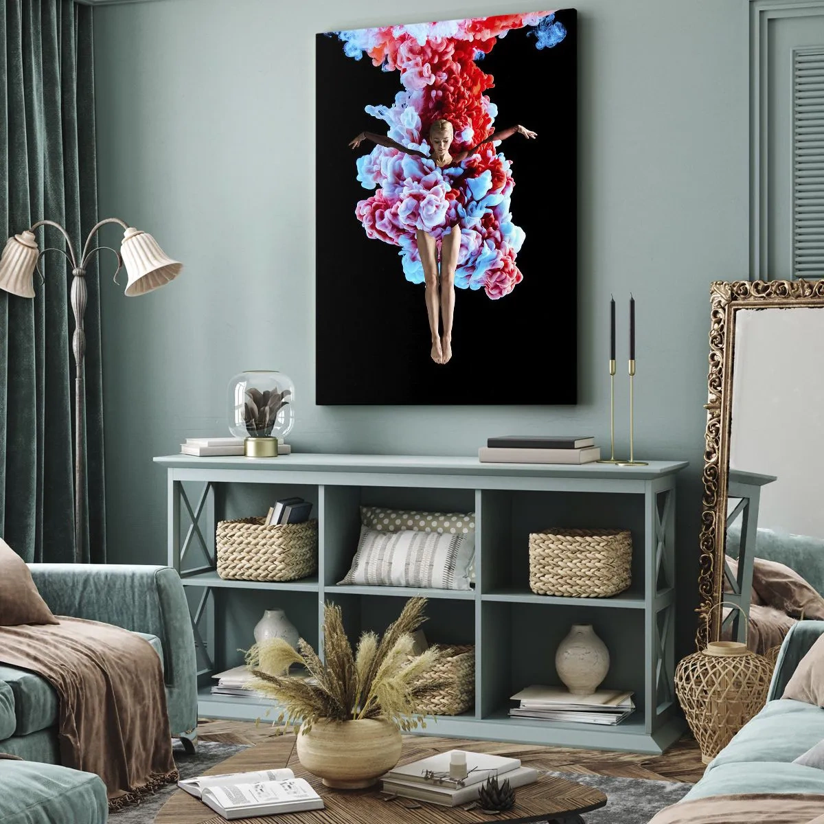 Quadro em tela - Em pleno florescimento - 80x120 cm