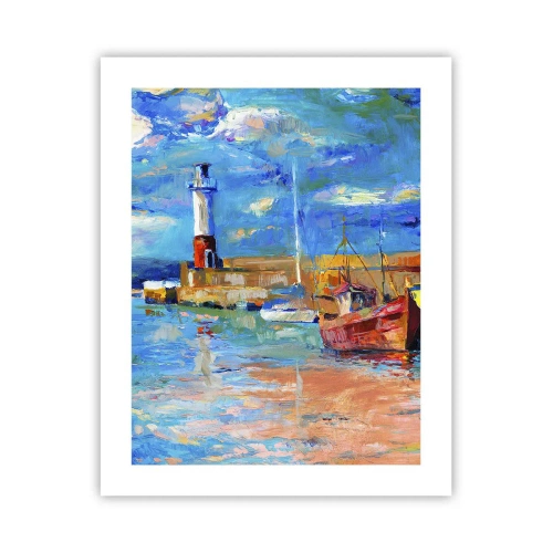 Pôster - Tarde na baía do arco-íris - 40x50 cm