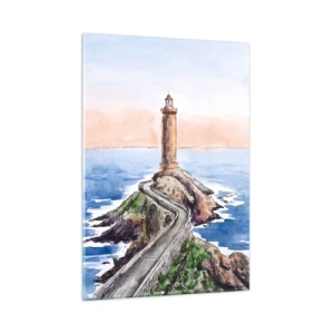 Quadro em vidro - De frente para o mar - 50x70 cm