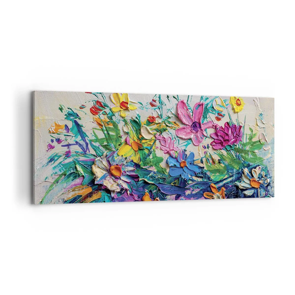 Quadro em tela - Não é de todo natureza morta - 100x40 cm