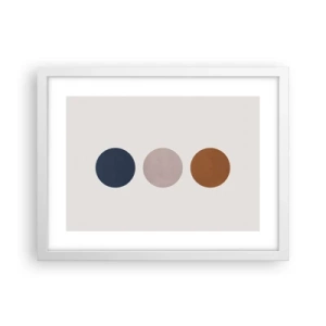 Pôster em moldura branca - Um símbolo de excelência - 40x30 cm