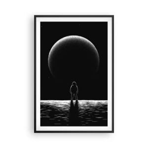 Pôster com moldura preta - Cara a cara - 61x91 cm