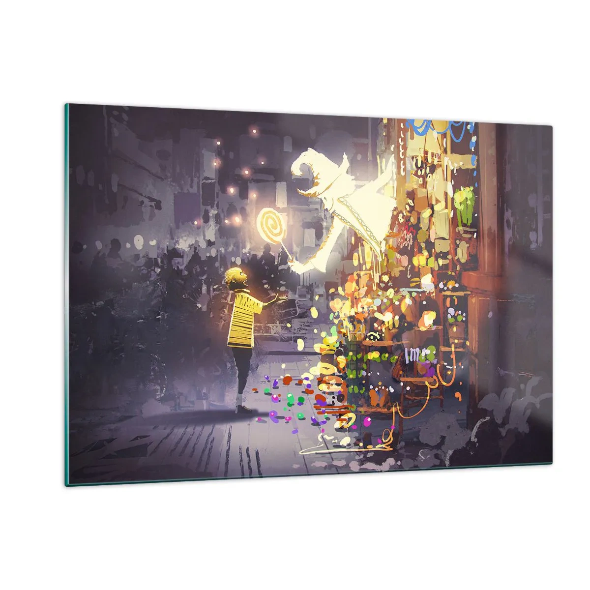 Quadro em vidro - Os feitiços existem - 120x80 cm