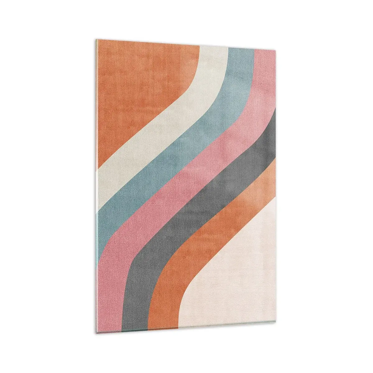 Quadro em vidro - Composição diagonal – movimento - 80x120 cm