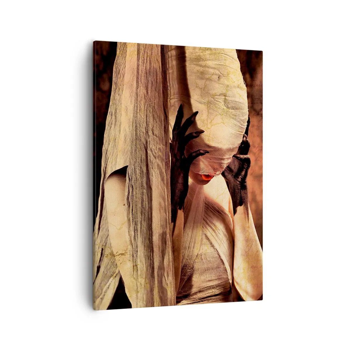 Quadro em tela - Entre o bem e o mal - 50x70 cm